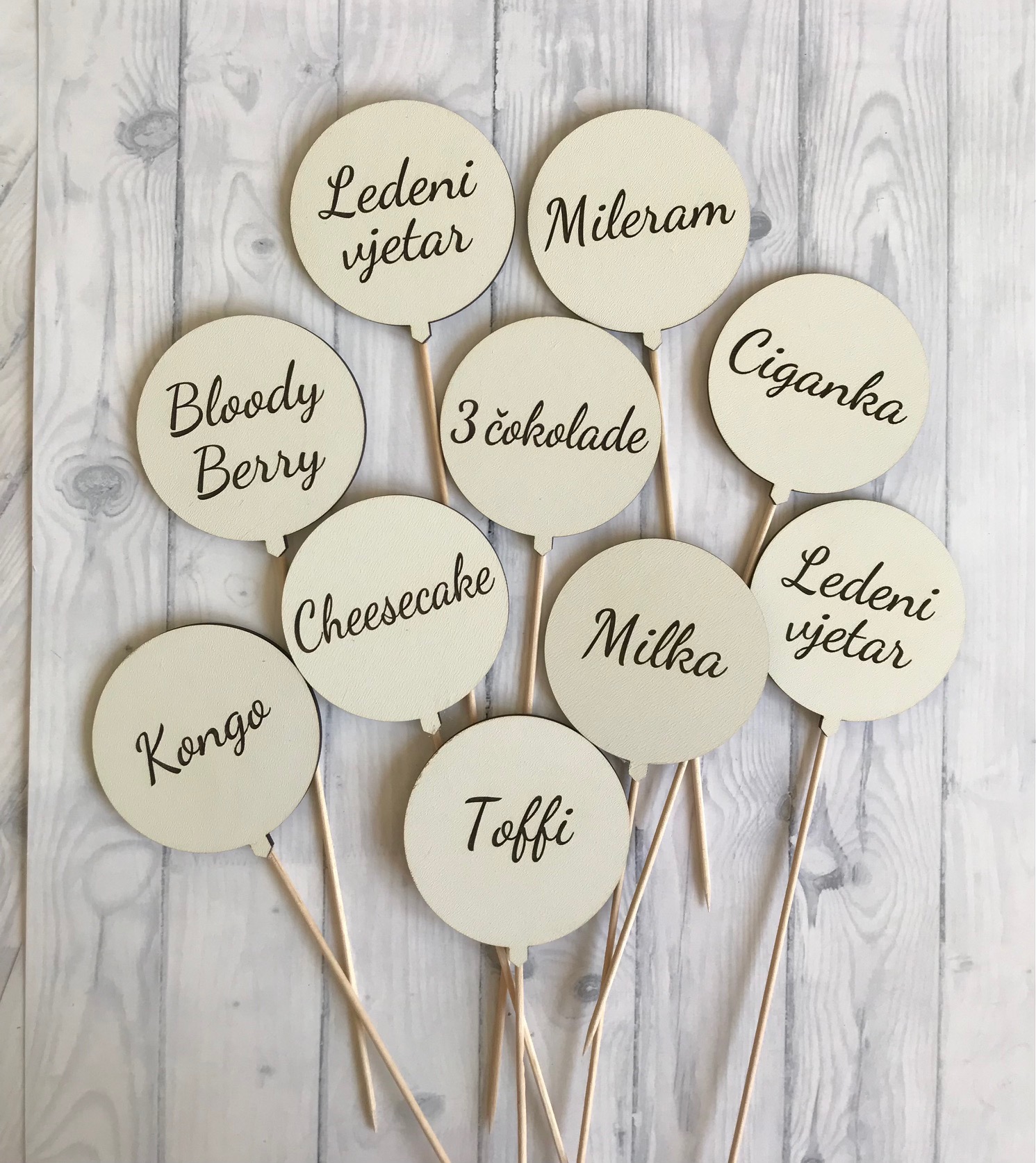 Toper ledeni vjetar, milka, cheesecake, mileram, bloody berry,toffi za torte 187